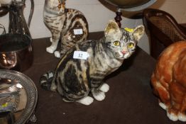A Winstanley pottery cat 'Jenny Cat' 315/400