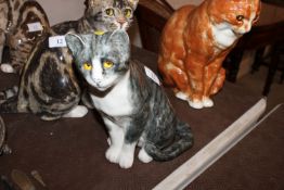 A Winstanley pottery cat