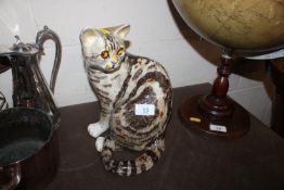 A Winstanley pottery cat