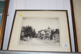 John Fullwood, pencil signed engraving depicting a