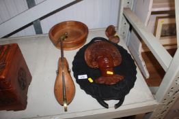 A quantity of various wooden items to include a tw