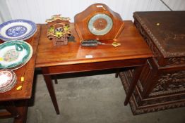 A mahogany side table