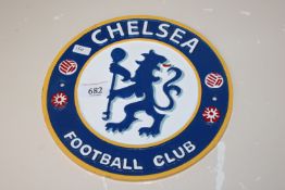 A reproduction Chelsea Football advertising sign (
