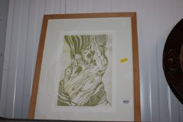 A pencil signed limited edition coloured print 'Sw