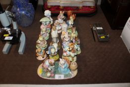 A collection of various Beswick and other Beatrix