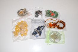 A box containing silver plated and other handmade