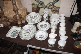A collection of Portmeirion 'Botanic Garden' pattern dinner ware