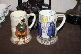 Two Doulton Series Ware mugs