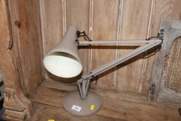 An Angle poise style desk lamp