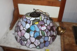 A Tiffany style lamp shade