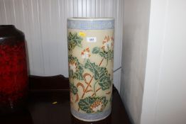A floral decorated stick stand