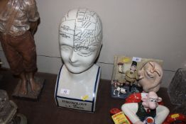 A Phrenology head