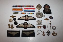 A 9ct gold brooch in the form of an anchor, 1.8gms including pin and safety chain, a yellow metal