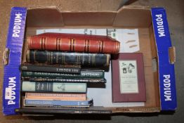 A box of Folio Society and other books