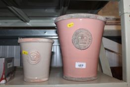 Two Royal Botanic Garden planters