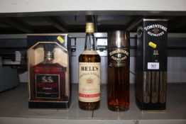 A bottle of Tomintoul single Highland Malt Scotch whiskey and original box, together with a bottle