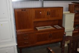 A G-plan sideboard fitted three drawers