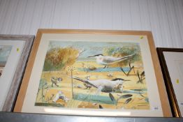 Andrew Waddington, born 1960, watercolour study 'S