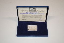 The Tower Of London 900th Anniversary commemorativ