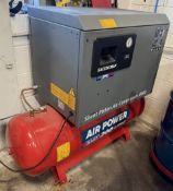 SEALEY SILENT AIR COMPRESSOR 400 compressor with Air Power 200 litre cylinder - 230v.