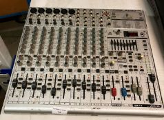 Eurorack UB1832FX-PRO ultra low noise design 18 input 3/2 Bus Mic-line mixer with premium mic