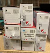 8 x assorted Xerox C230/B230/B225/B235 printer cartridges in various colours (AA03)