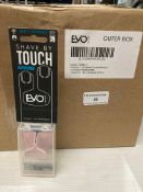 Approximately 180 x Evoshave Series 2 shave by touch 2-finger razors in Powder Pink (2 x outer