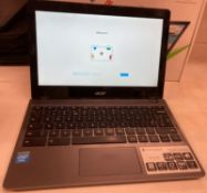Acer Chromebook C720 Laptop 2GB RAM 32GB HD - please note: no power lead (R02)