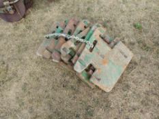 7 John Deere weights