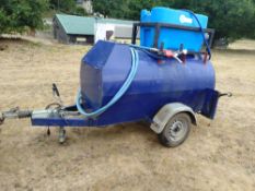 1000L Fuel Bowser c/w 210L adblue tank and electric pump
