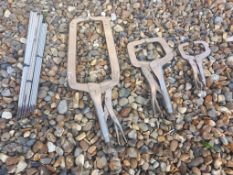 Selection of Welding Rods & Clamps