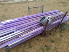 Stillage Purple Plastic Pipe