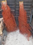 Bundle of electric fencing for hens x 2