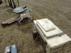 Pram, Sewing Machine, Etc.