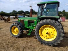 John Deere 4040 4wd Tractor, Reg JBW 899Y First Registered 1982, 420/70 R28 front wheels and tyres,