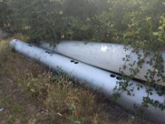 2 No lengths plastic pipe 19