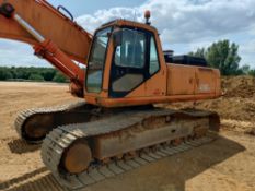 Daewoo 420LC-V Solar Tracked excavator s/n 1014, Year of manufacture 2002, 19,