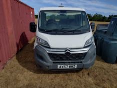 Citroen Relay recovery truck AY67WMZ 288kmiles