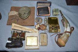 Collectibles Including Cigarette Cases, Paperweights, etc.