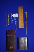Victorian Pocket Drawing Instrument Set with Case
