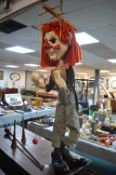 Large Pelham Puppet Clown ~100cm