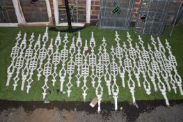 Twenty Four Cast Iron Balusters