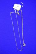 Two 9ct Gold Chains, 9ct Gold Pendant, and a 9ct Gold Crucifix ~6g total