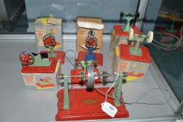 Mamod Pulley Wheel and Six Brushes, Polisher, Grin