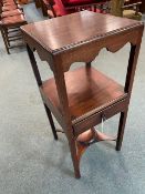 Edwardian Mahogany Pot Stand