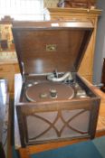 His Masters Voice Tabletop Windup Gramophone