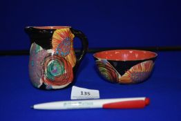 Studio Pottery Bowl & Jug by Lorna Jackson Currie