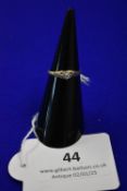 18ct Gold & Diamond Ring Size: M ~2.2g total