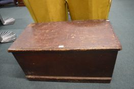 Victorian Pine Blanket Box