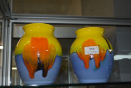 Two Poole Vases